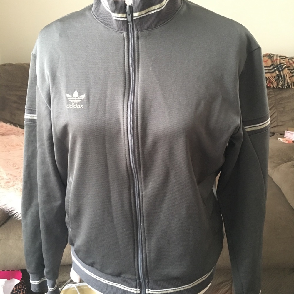 Adidas Grey full zip jacket